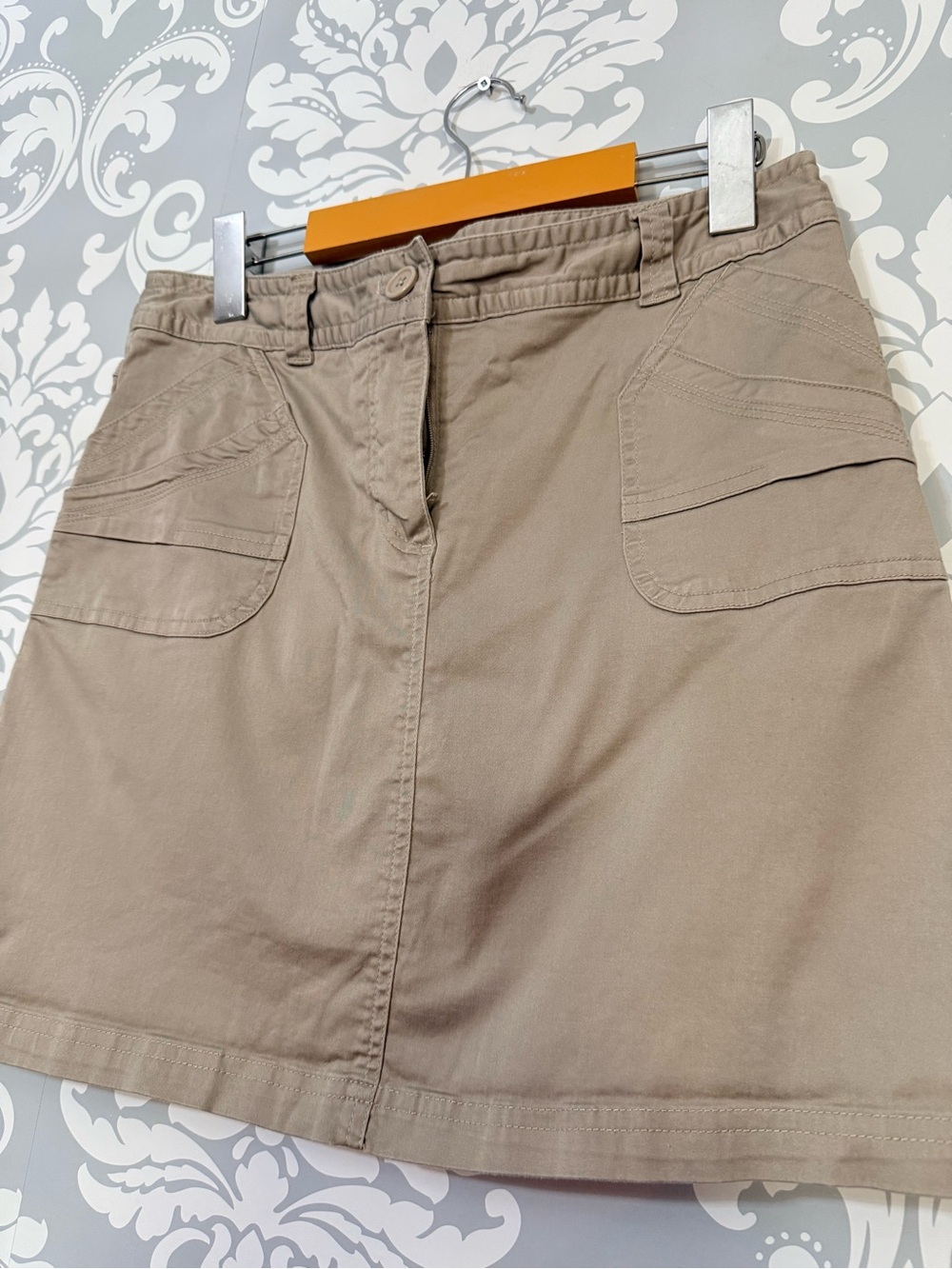 💫10/$25 • Reitmans Tan Cotton Skort - Picture 2 of 3